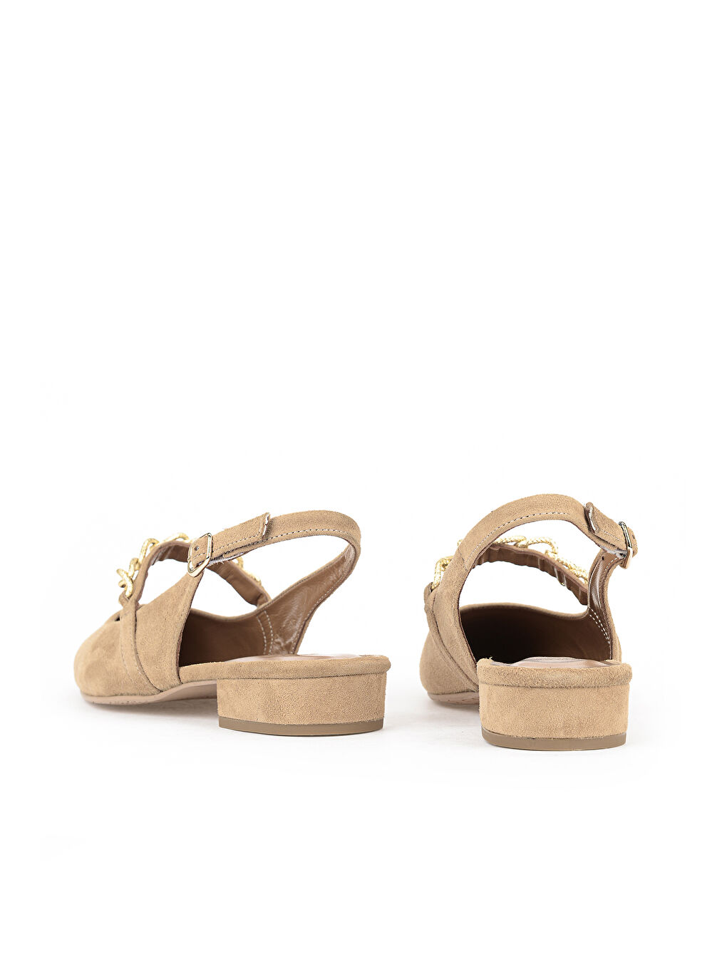 Kahverengi Kadın Hakiki Deri Topuklu Ayakkabı 1611030Z26572 Camel-2