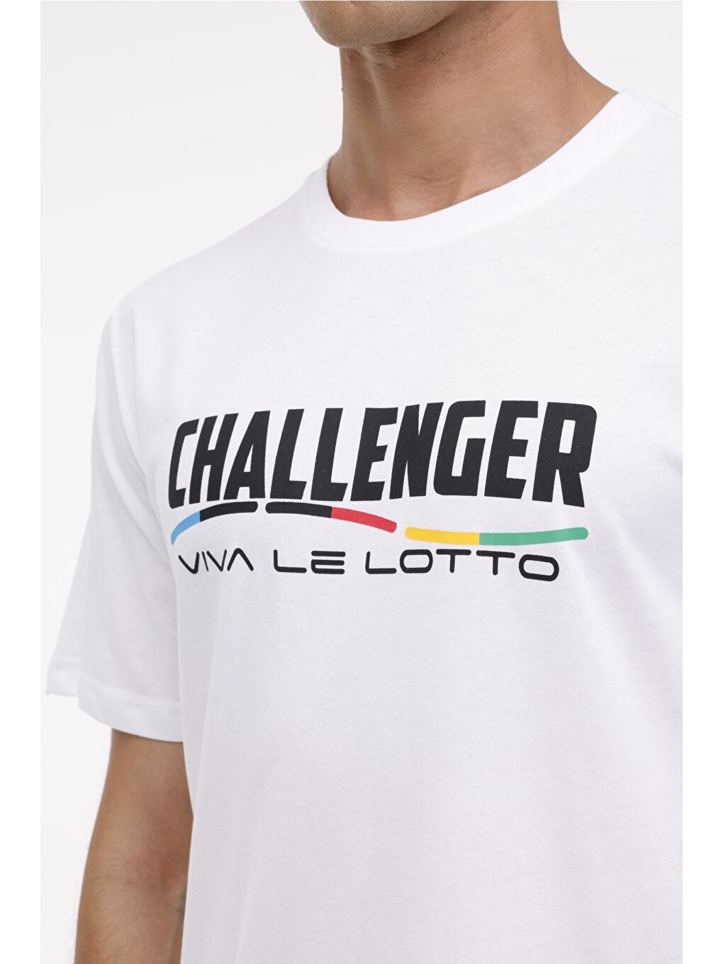 M-LENGER TEE 4FX Beyaz Erkek Kısa Kol Tişört-3