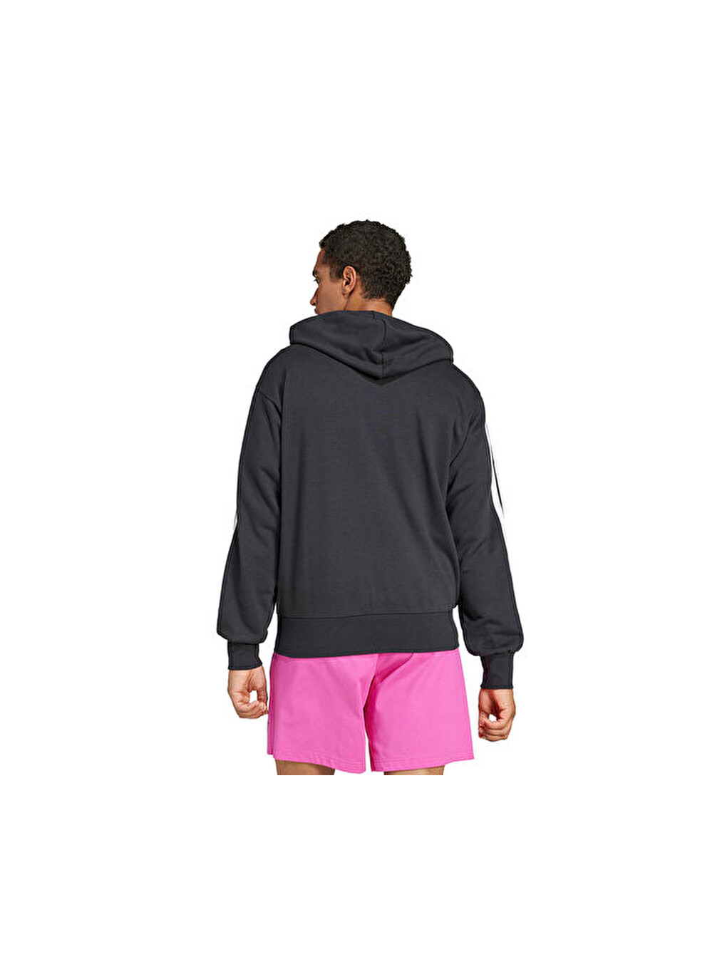 M 3s Ft Fz Hd Erkek Günlük Fermuarlı Sweatshirt Jd1877 Siyah-2