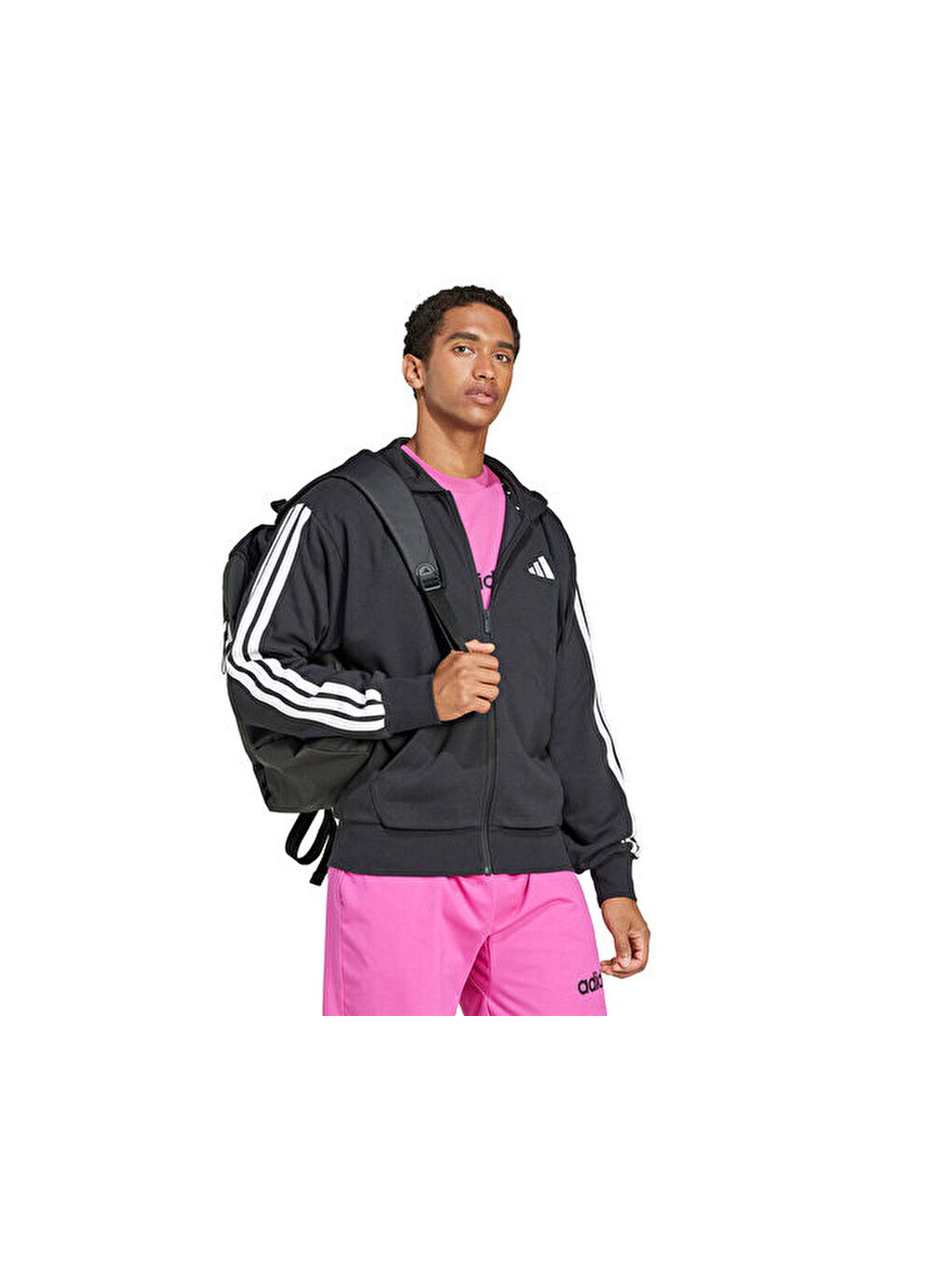 M 3s Ft Fz Hd Erkek Günlük Fermuarlı Sweatshirt Jd1877 Siyah-3