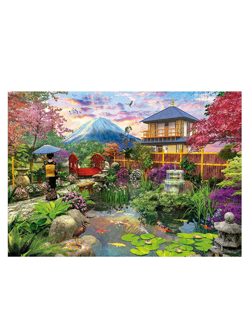 Puzzle 1500 Parça Japon Bahçesi 19937-1