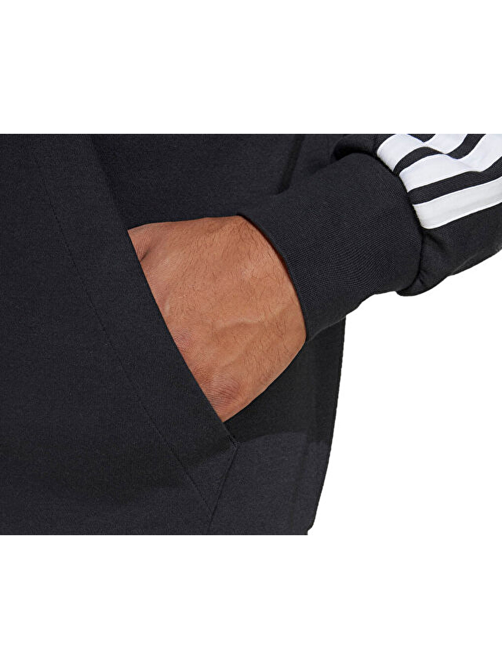 M 3s Ft Fz Hd Erkek Günlük Fermuarlı Sweatshirt Jd1877 Siyah-5