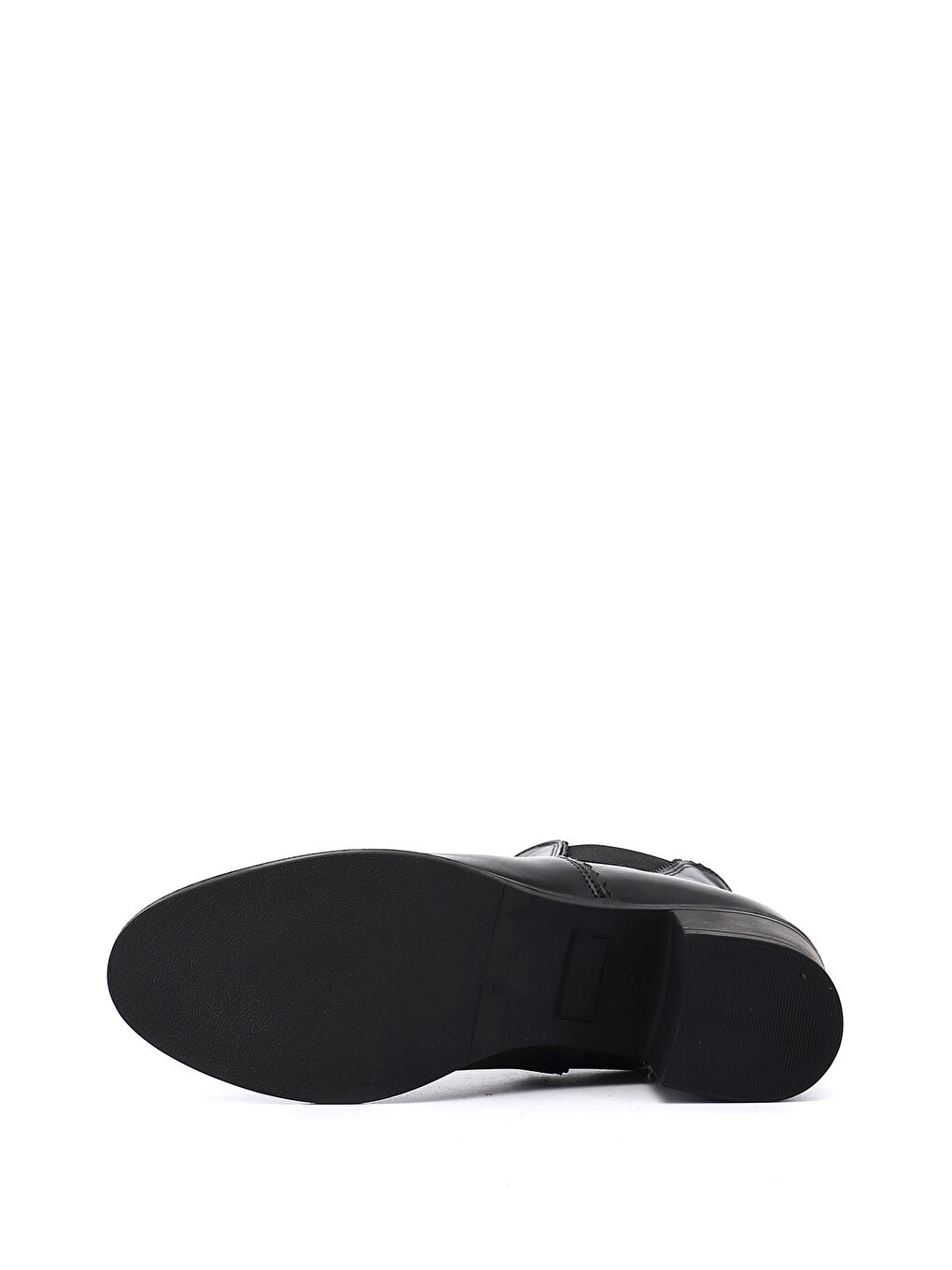 Siyah Kadın SİYAH Kauçuk Taban Hakiki Deri Chelsea Bot-4