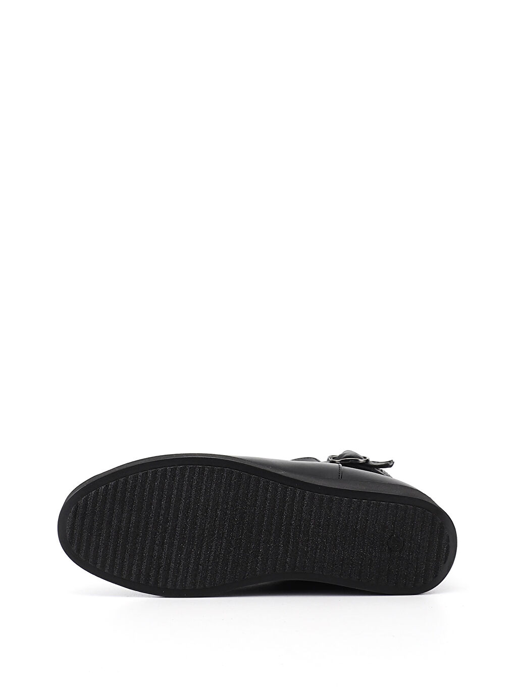 Siyah Kadın SİYAH Fermuarlı Dolgu Topuklu Hakiki Deri Bot-3