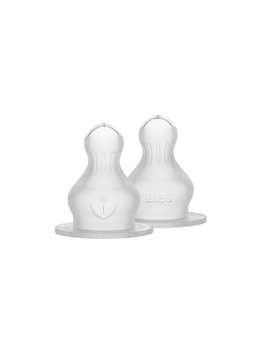 Bibs İkili Silikon Biberon Ucu Orta Akış