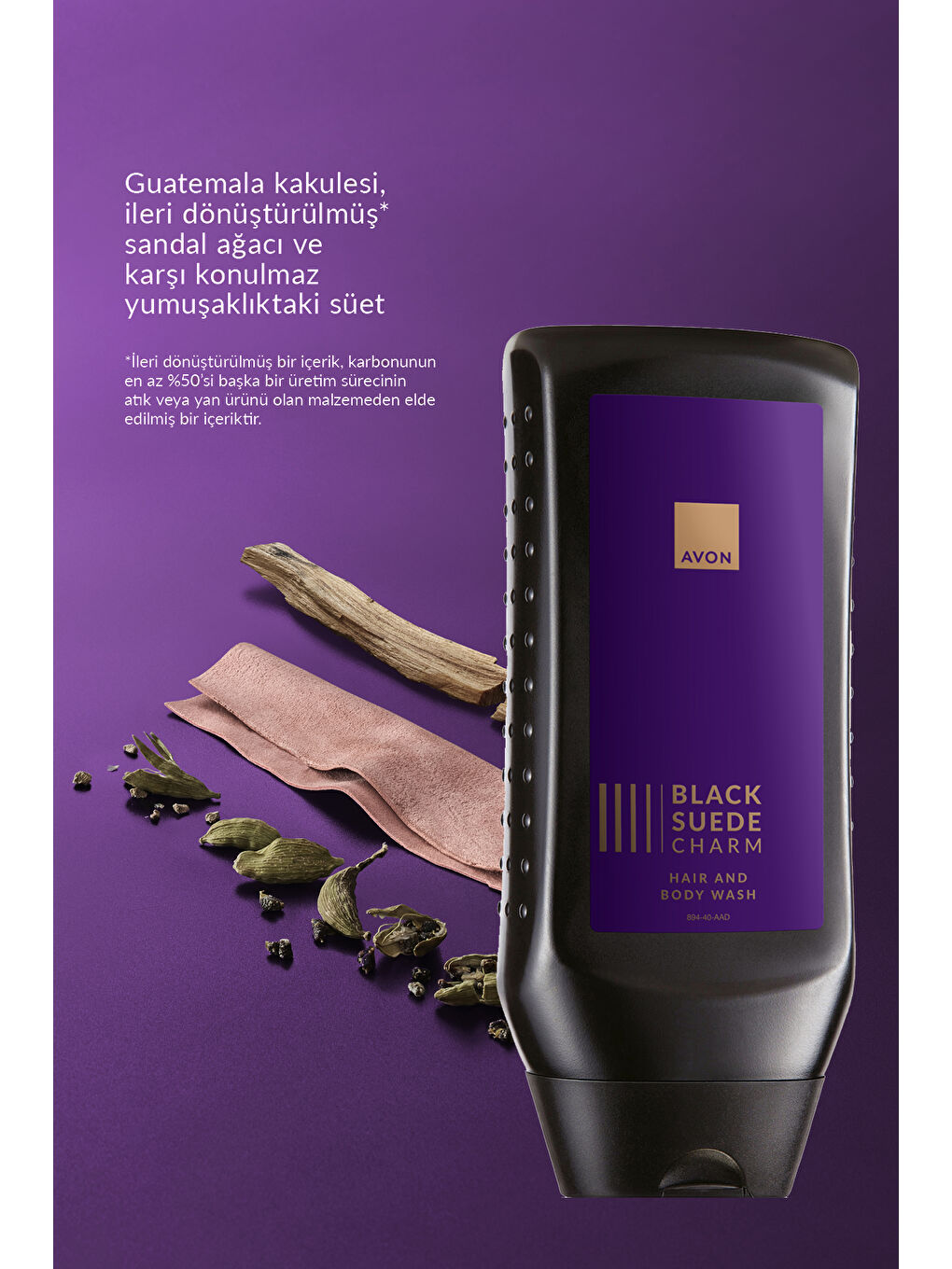 Black Suede Charm Erkek Saç ve Vücut Şampuanı 250 Ml.-2