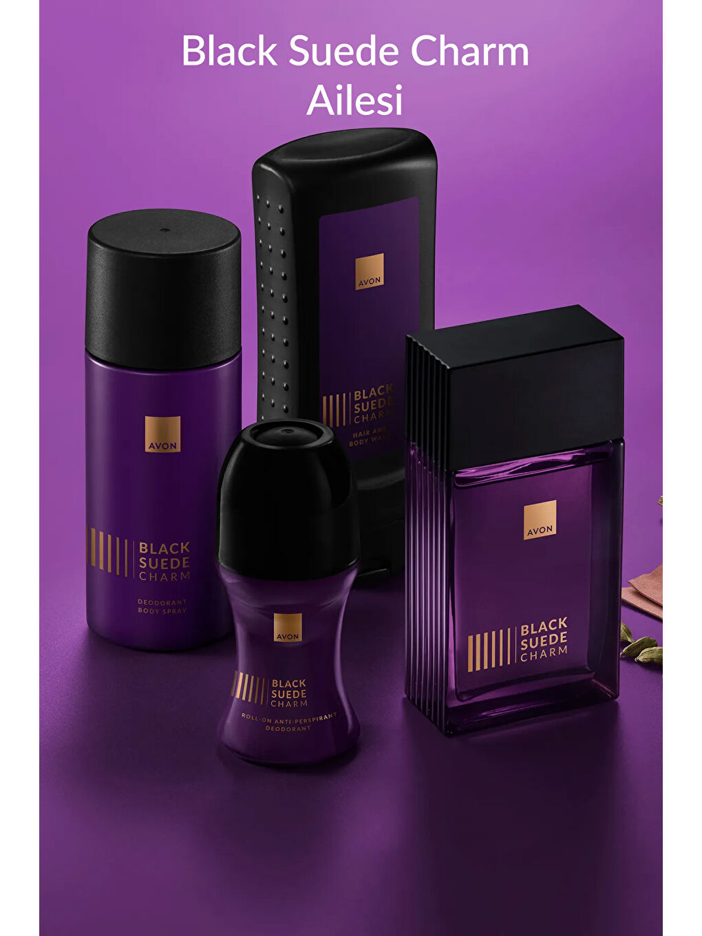 Black Suede Charm Erkek Saç ve Vücut Şampuanı 250 Ml.-3