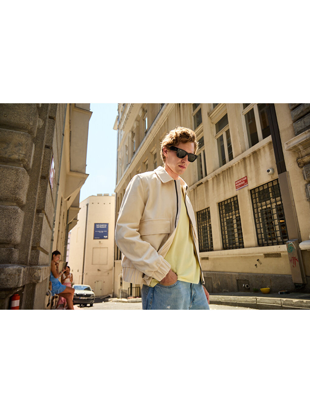 Erkek Pamuklu Mont %100 Pamuk Ceket Bej-2