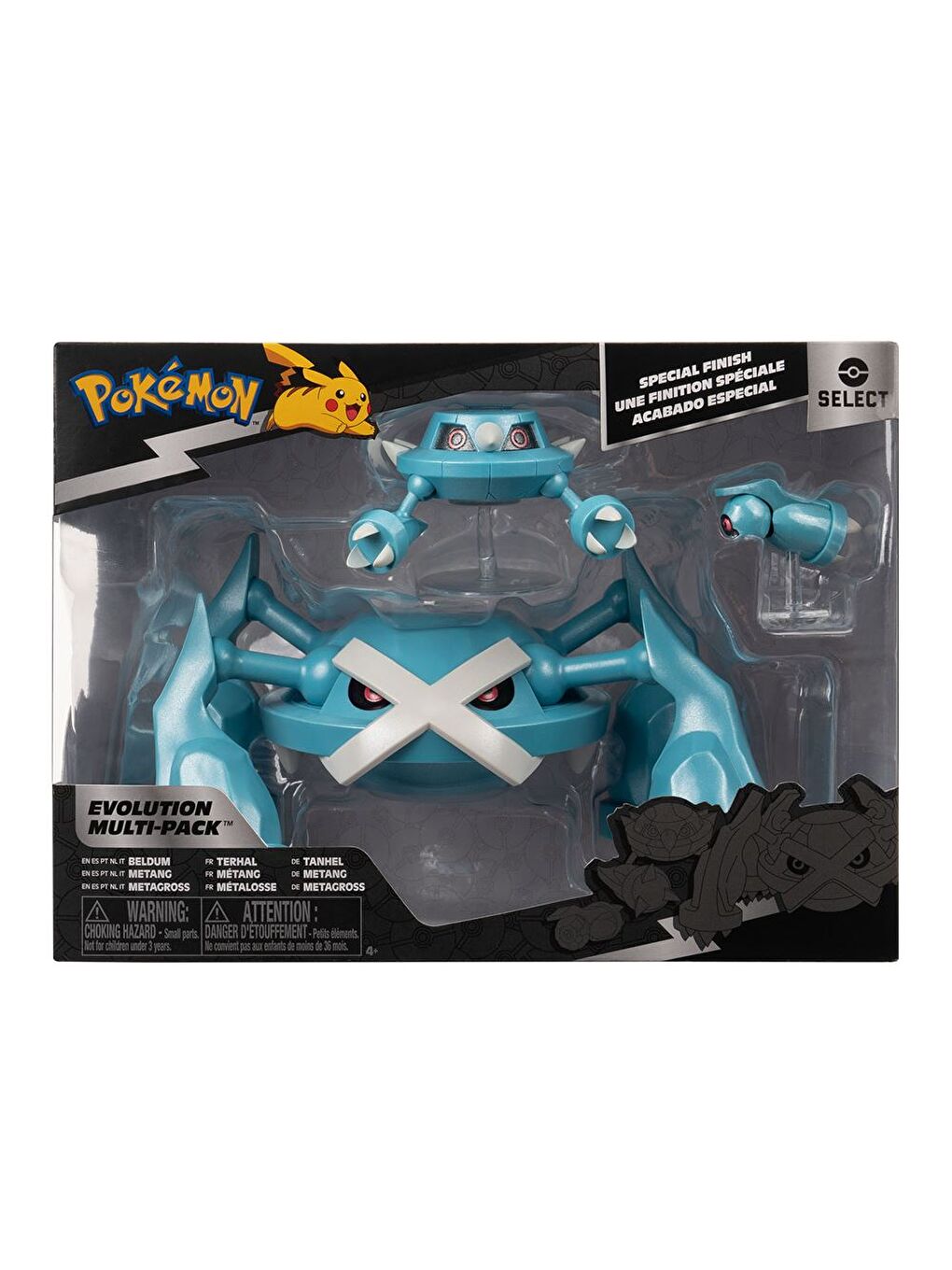 Select Seri Evolution Figür Seti - Beldum, Metang ve Metagross-4