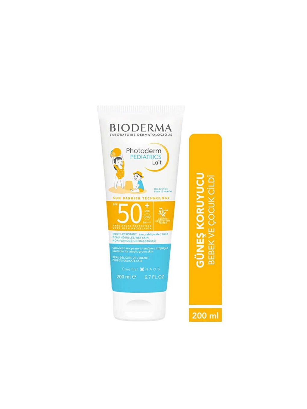 Photoderm Pediatrics Lait SPF50+ Güneş Koruyucu 200 ml PUANSIZDIR-1