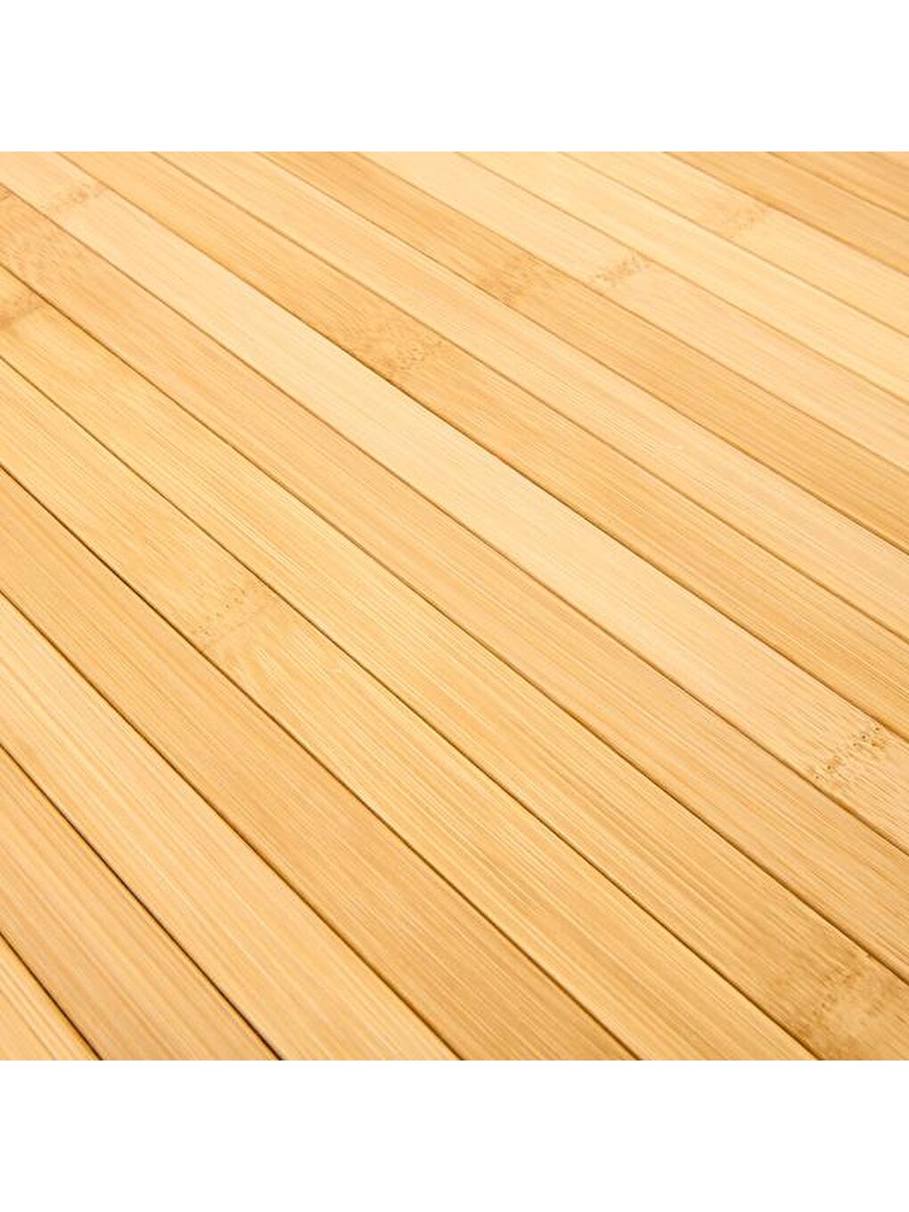 Bambu Koltuk Sehpası - Bej - 65 cm-1