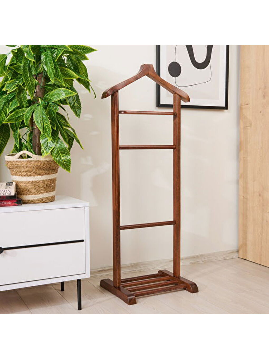 Kahverengi Tek Tepeli Dilsiz Uşak - Ceviz - 120 cm