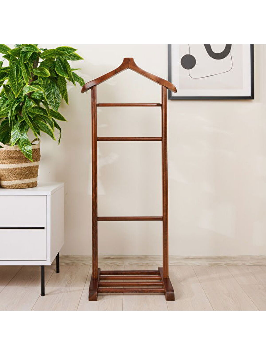 Kahverengi Tek Tepeli Dilsiz Uşak - Ceviz - 120 cm-1