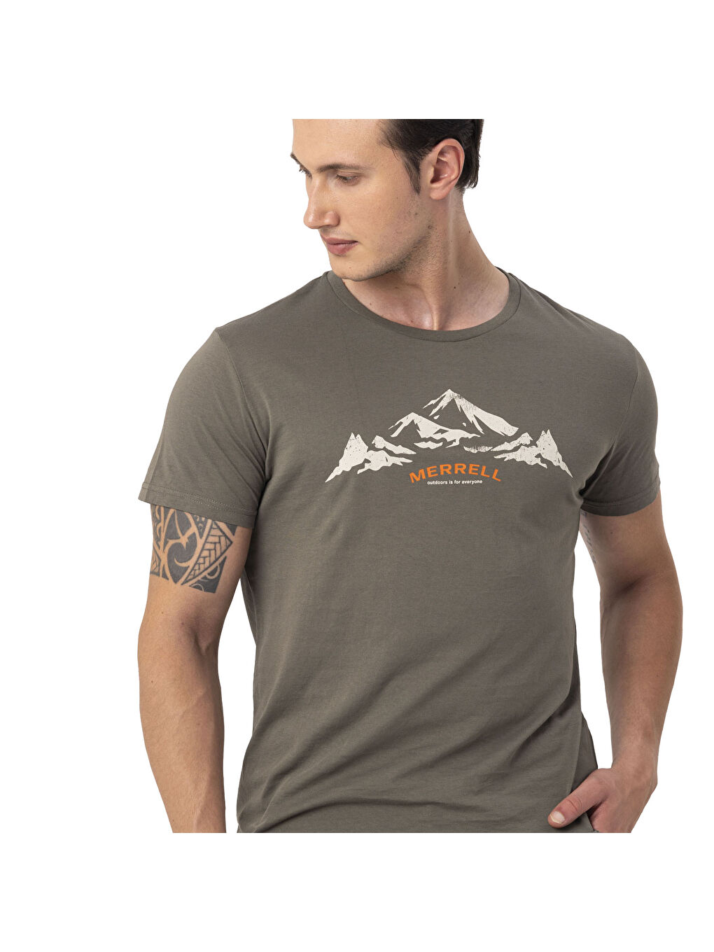 Haki Taurus Erkek Yeşil Tişört-10