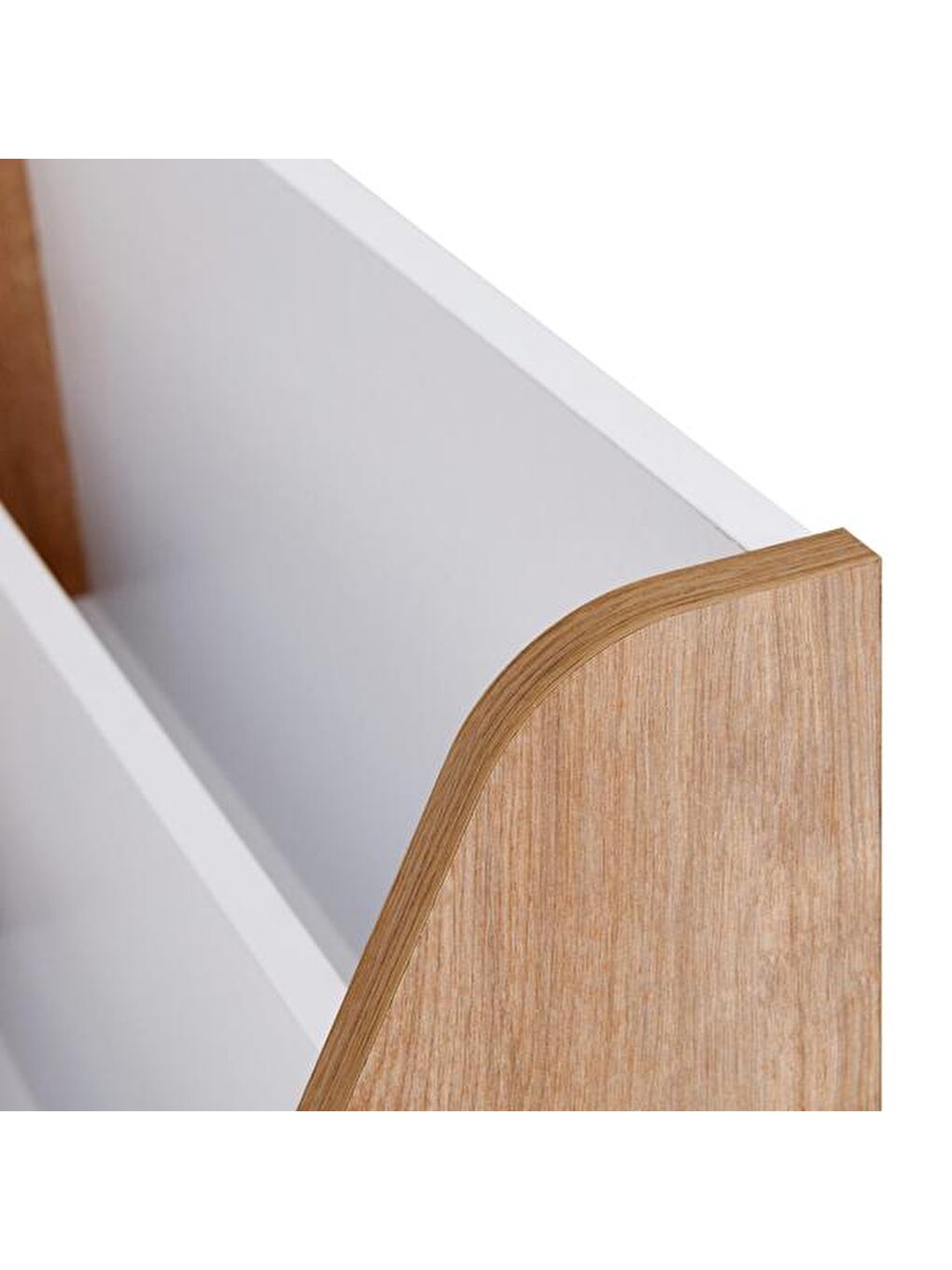 Ada Çocuk Odası Montessori Kitaplık - Beyaz / Safir Meşe-5