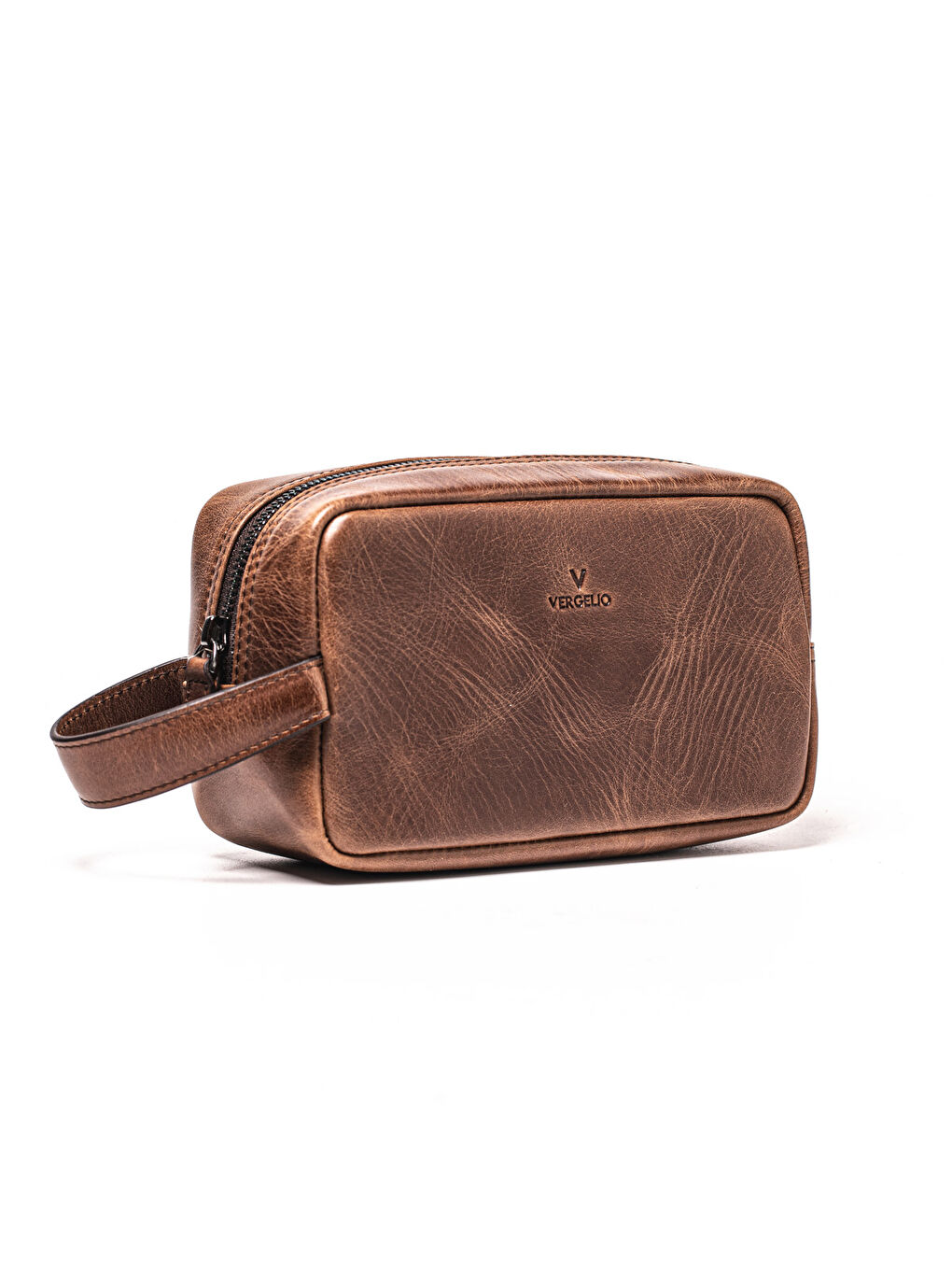 Kahverengi Erkek El Çantası 4290 Purse Matte Crystal Clutch Bag-1