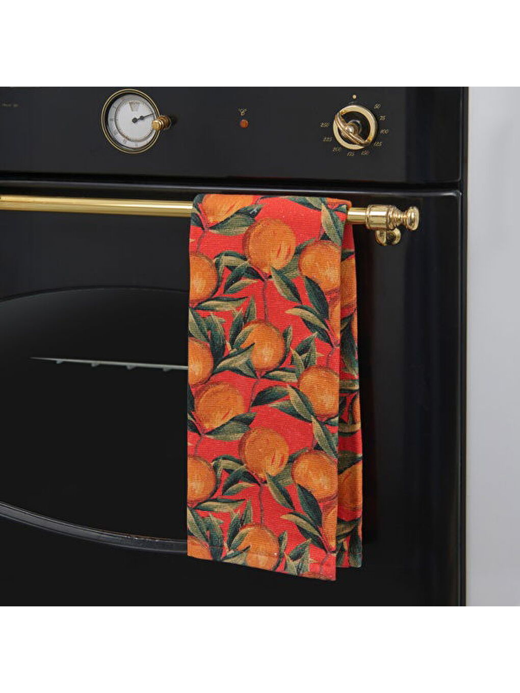 Soft Randig Mutfak Havlusu - Turuncu - 40x66 cm-1