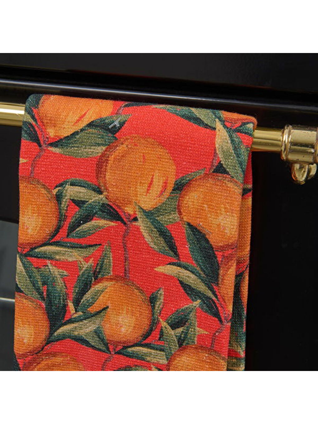 Soft Randig Mutfak Havlusu - Turuncu - 40x66 cm-2