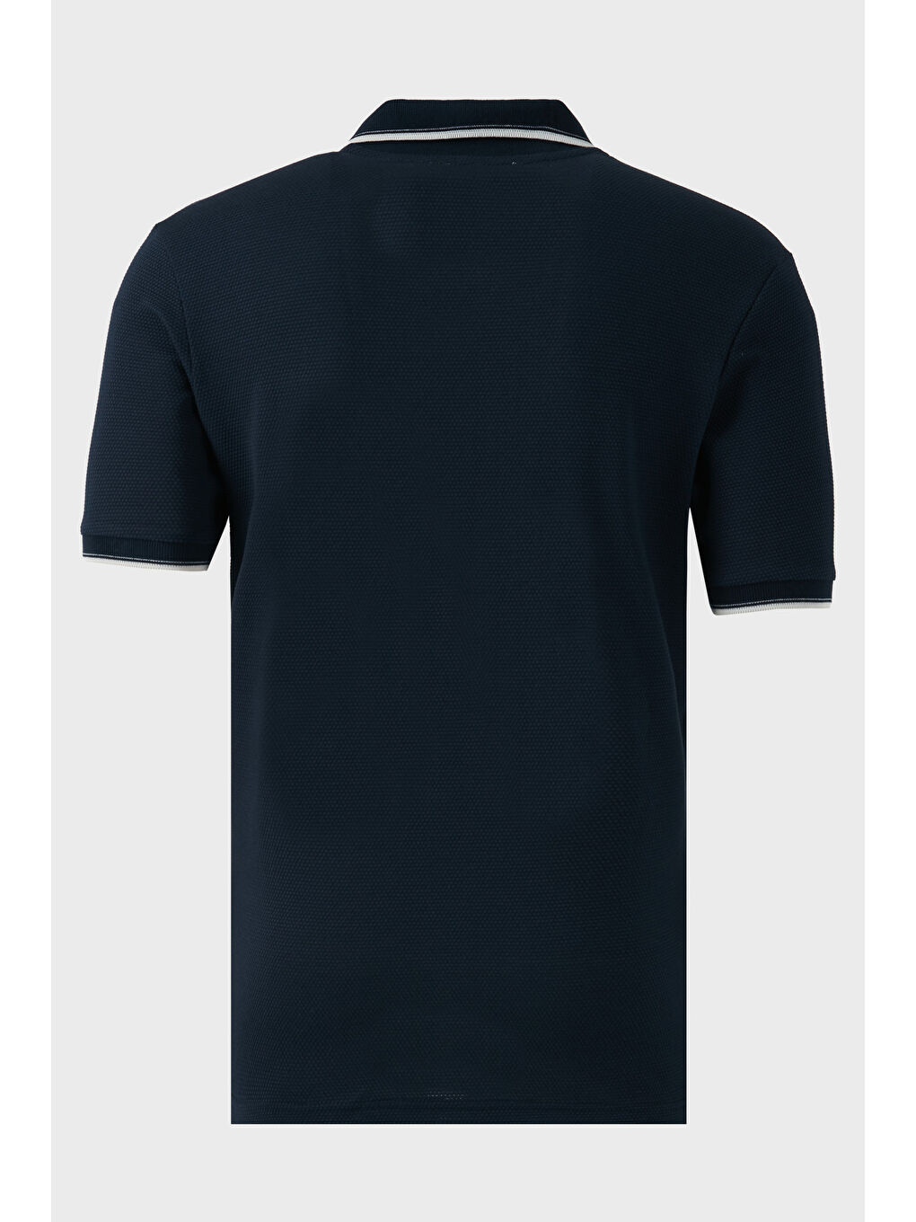 İndigo Streç Pamuklu Regular Fit Şerit Detaylı Polo Yaka Tişört 5902768-3