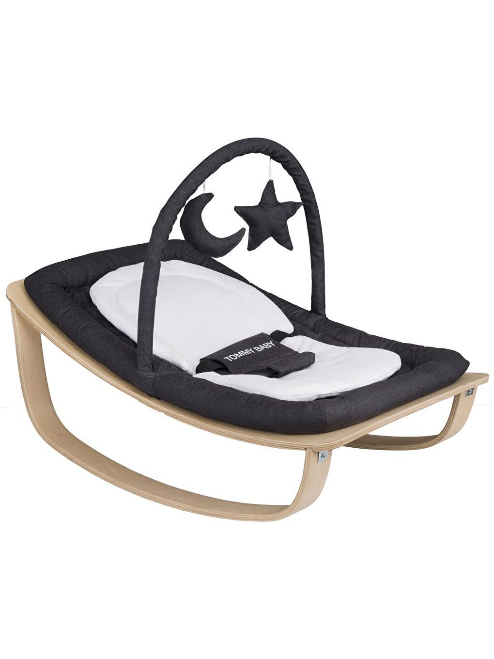 Bella Natural Ahşap Ana Kucağı Sallanır