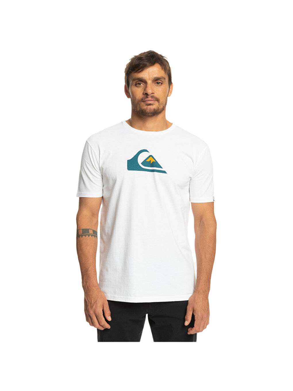 Beyaz Complogo Erkek Renkli Tişört