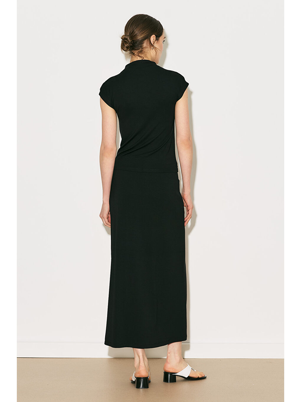 Easy Kolsuz Bluz Siyah-1