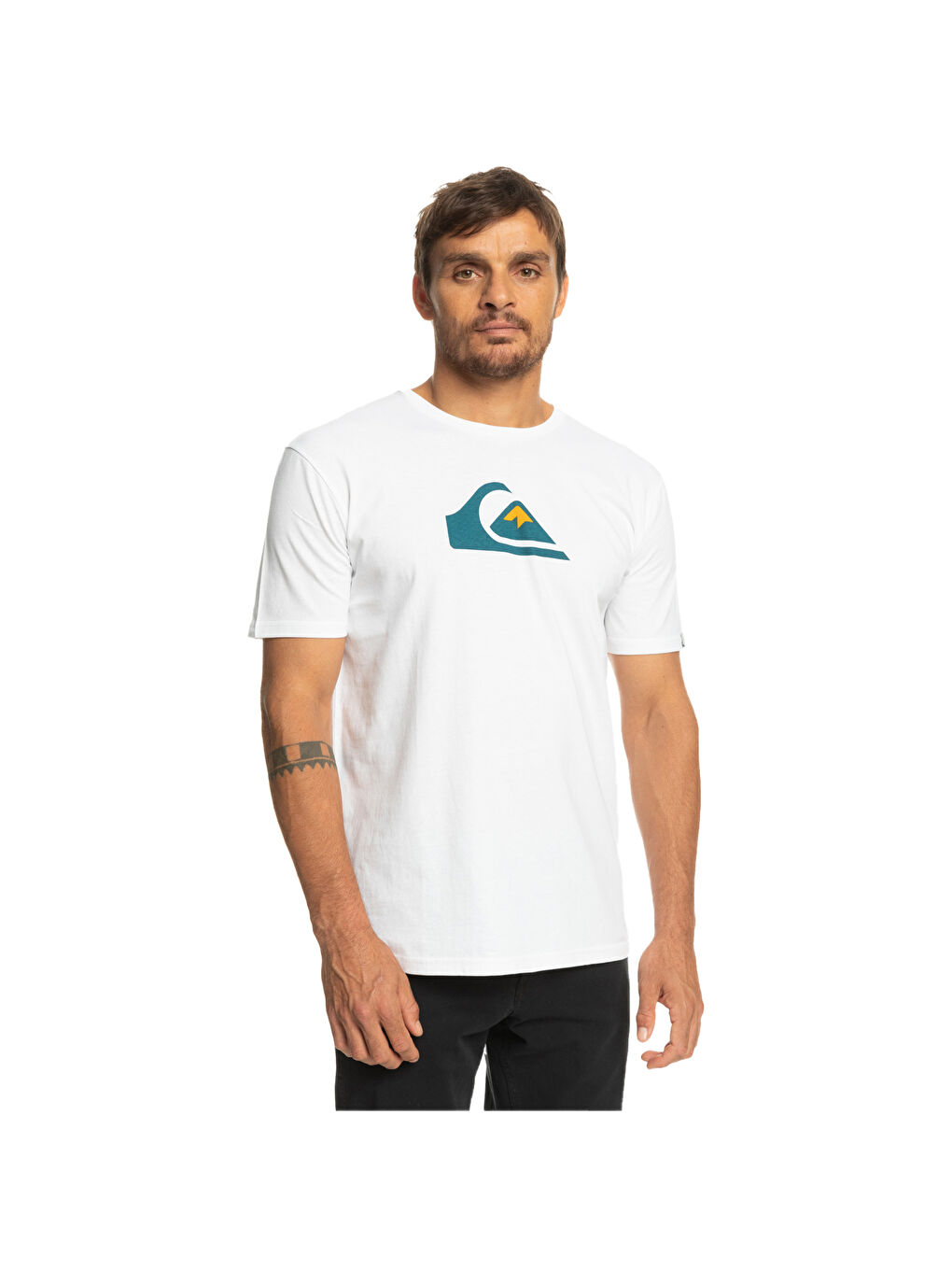 Beyaz Complogo Erkek Renkli Tişört-1