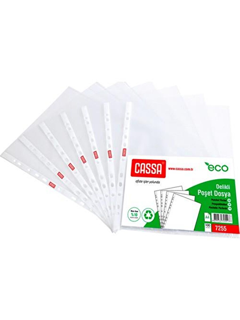 Cassa Poşet Dosya Eco 30 Mikron 100 Lü Paket - 1