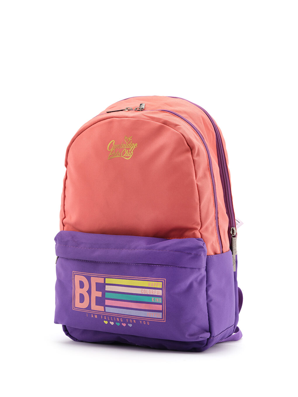 Be Happy Çift Ana Bölmeli Unisex Çocuk İlkokul Çantası-1