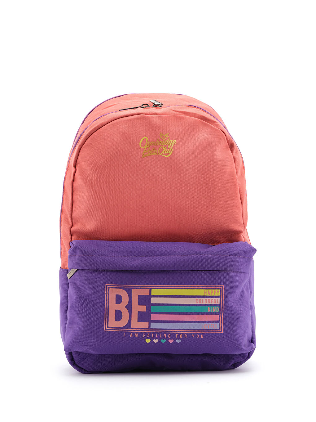 Be Happy Çift Ana Bölmeli Unisex Çocuk İlkokul Çantası-4