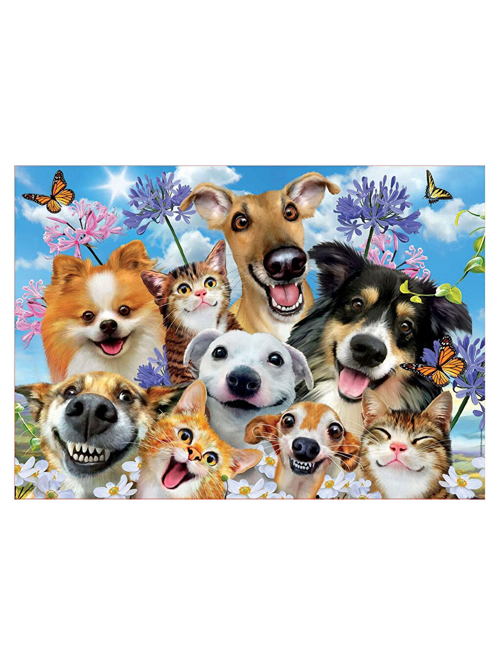 Puzzle 500 Parça Güneşte Eğlence Selfies 17983-1