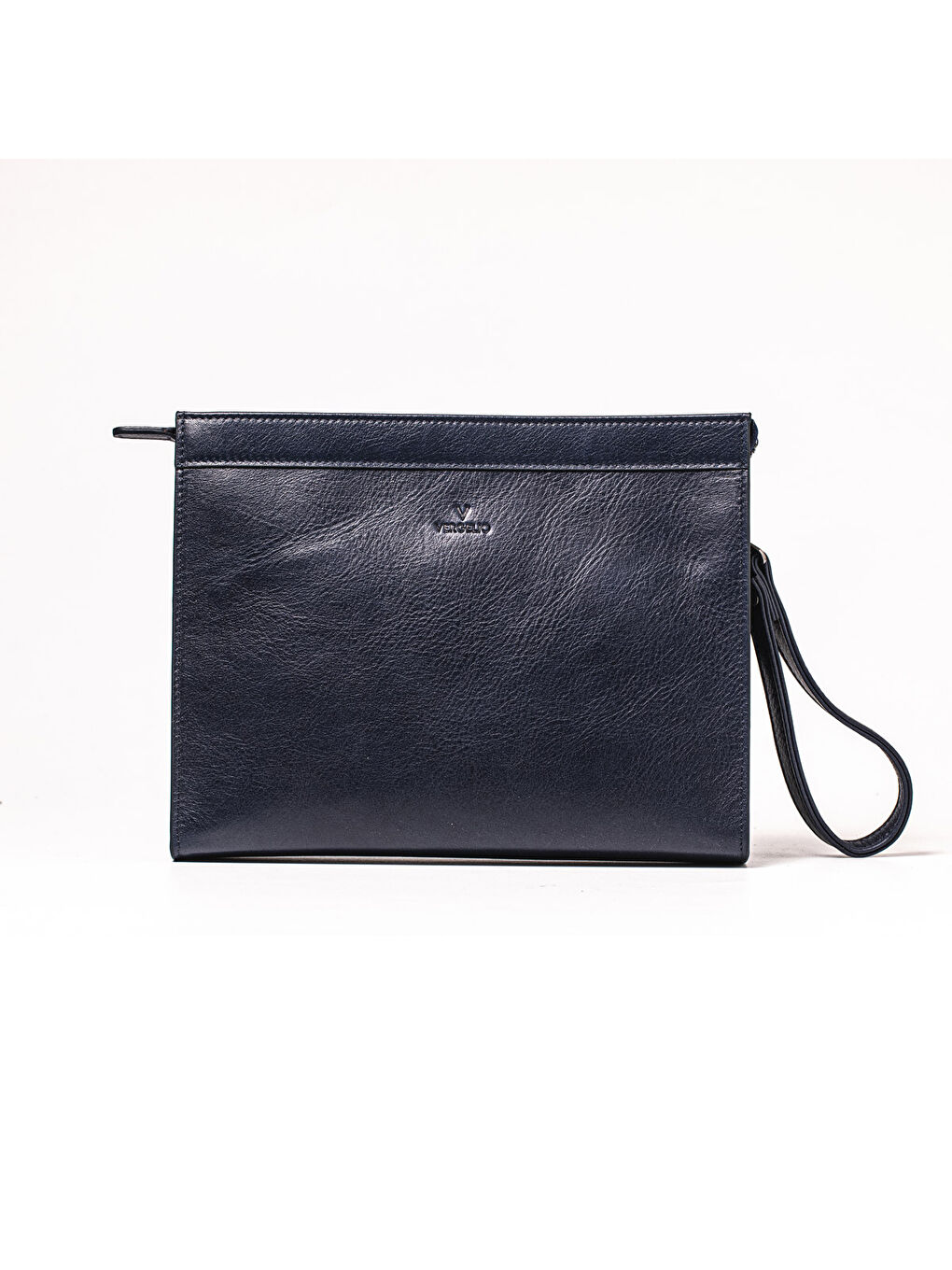 Lacivert Erkek El Çantası 4297 Purse Matte Crystal Clutch Bag