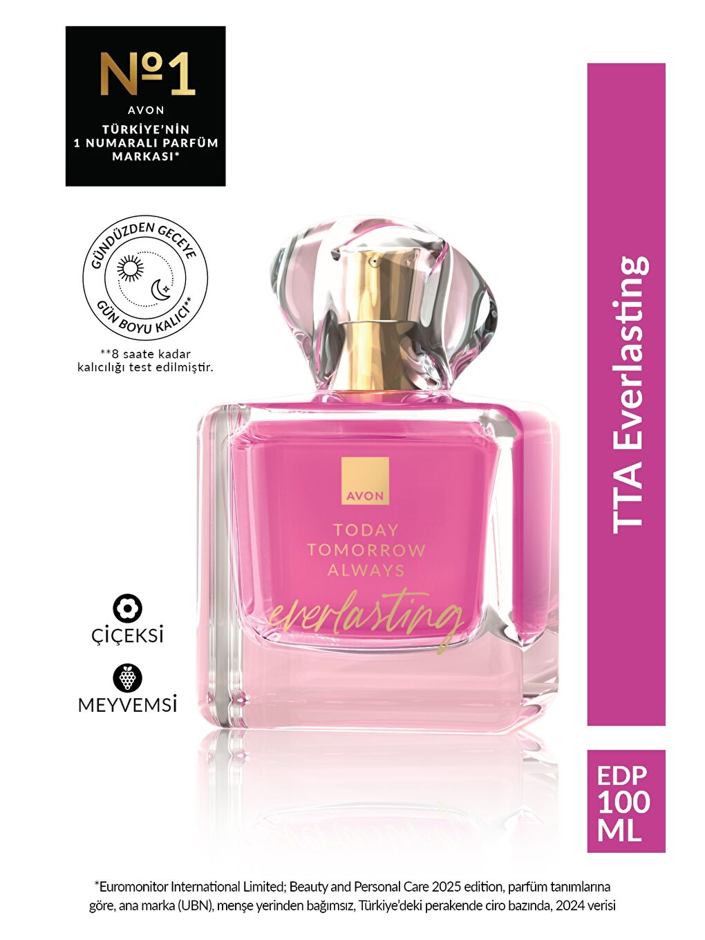 TTA Everlasting Kadın Parfüm Edp 100 Ml.-1