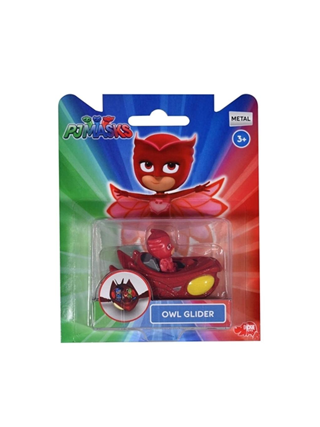 PJ MASK Beyaz-Renklibaskı Die Cast Tekli Araç 7 Cm