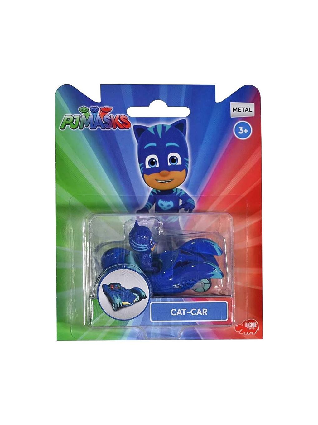 PJ MASK Beyaz-Renklibaskı Die Cast Tekli Araç 7 Cm - 1