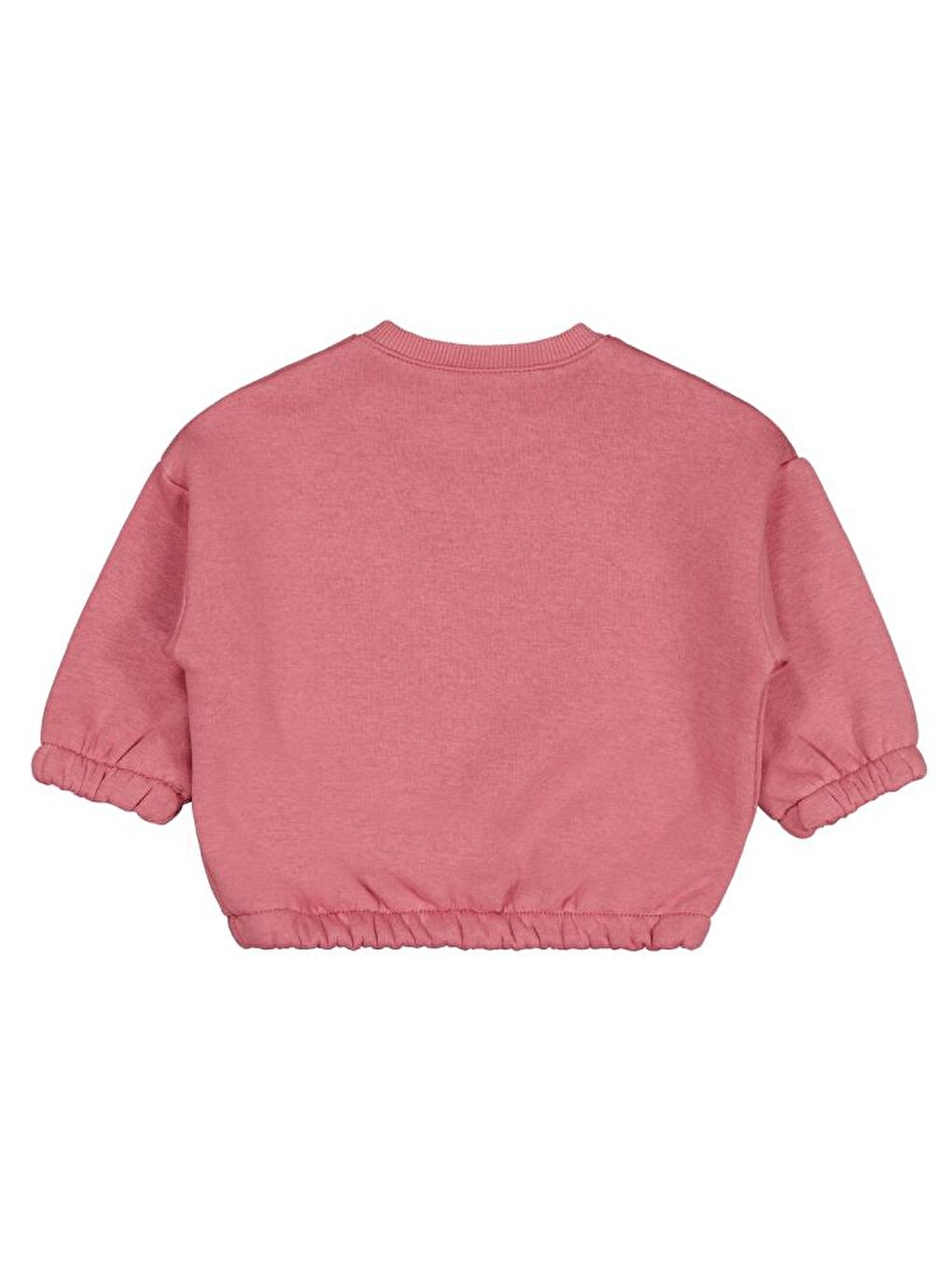 Kahverengi Baby Kalp Nakışlı Basic 6-18 Ay Sweatshirt-1