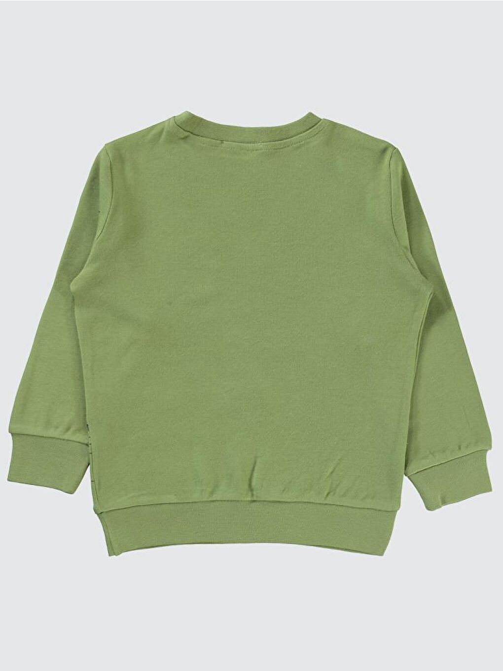 Boys Kepçe Baskılı 2-5 Yaş Sweatshirt - Haki 4-5 Yaş-1