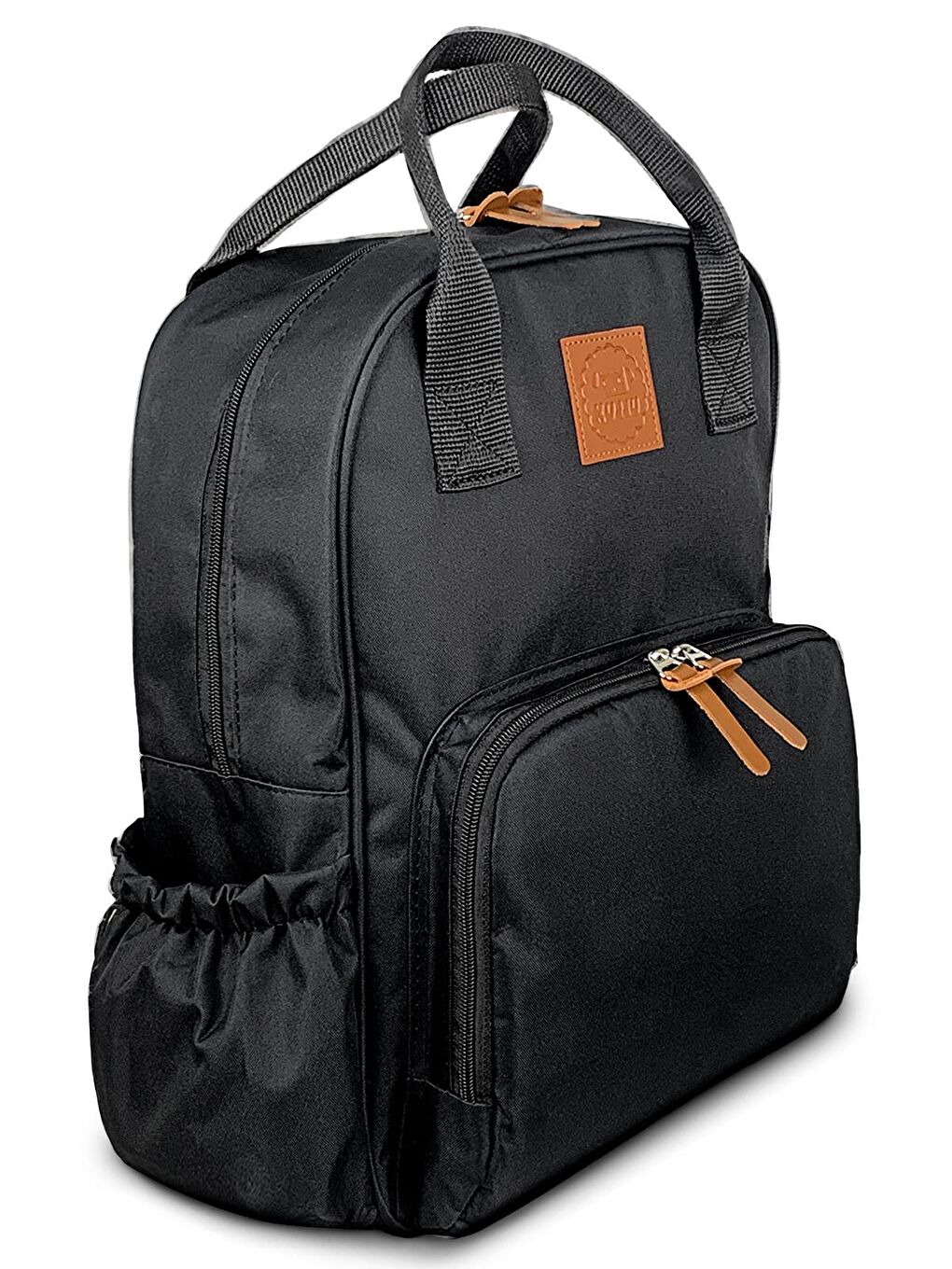 Anne Bebek Bakım Sırt Çantası - Siyah Standart-1