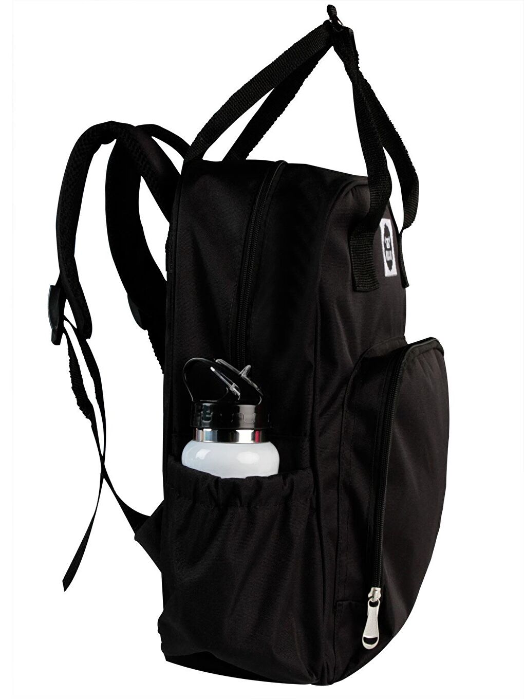 Anne Bebek Bakım Sırt Çantası - Siyah Standart-9