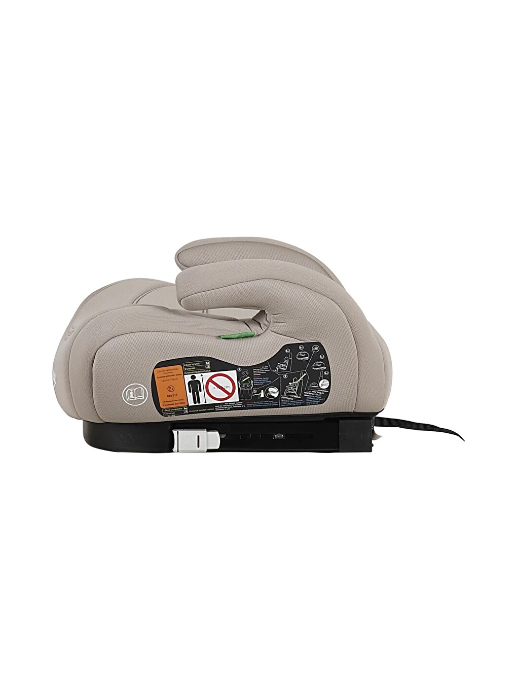 Riofix Çocuk Oto Koltuğu Yükselticisi - Grup 2-3 (15-36 Kg) Güvenli Yükseltici Bej-4