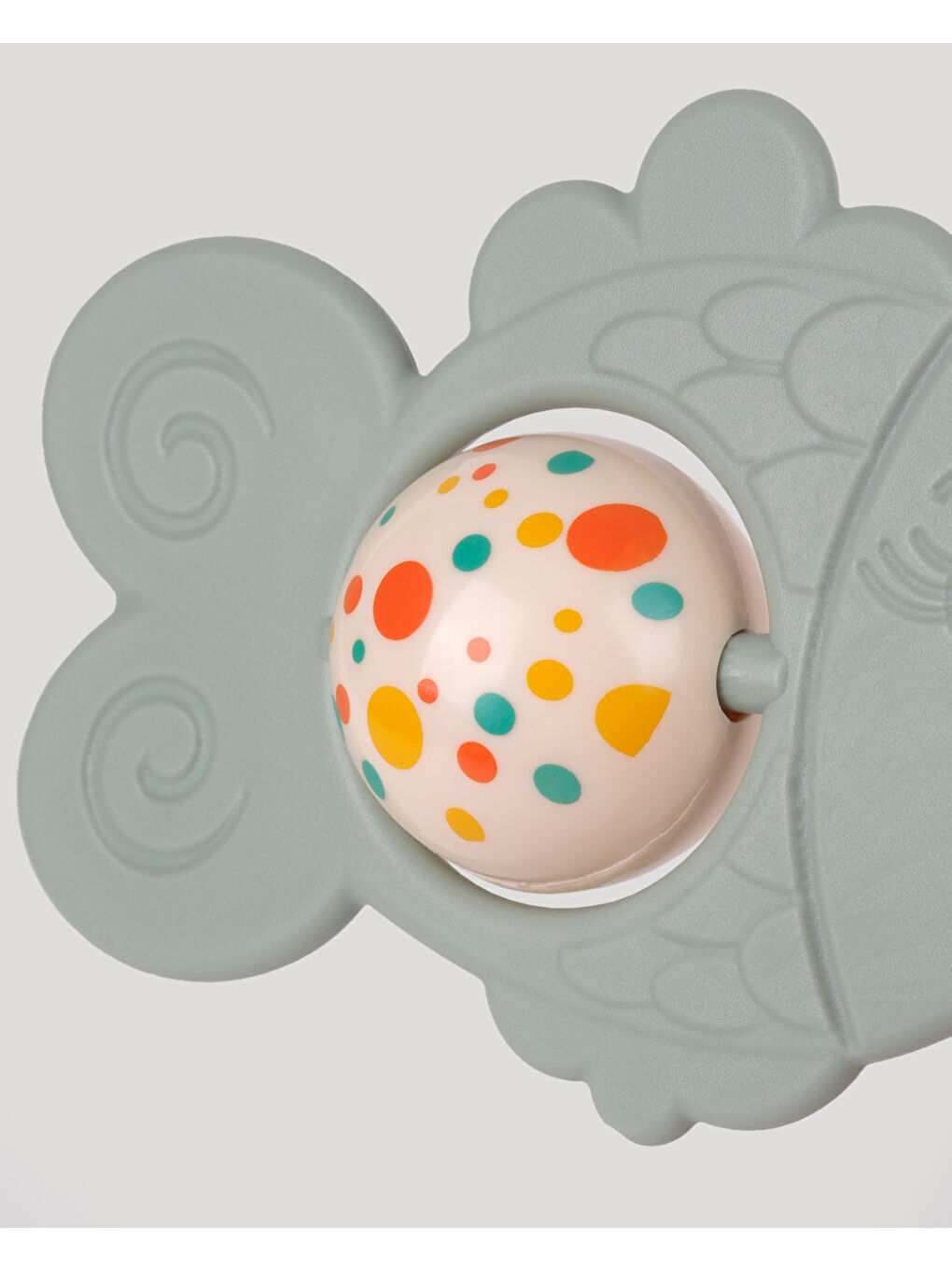 Arkadaşım Balık Diş Kaşıyıcı Çıngırak-Petrol Yeşili-1