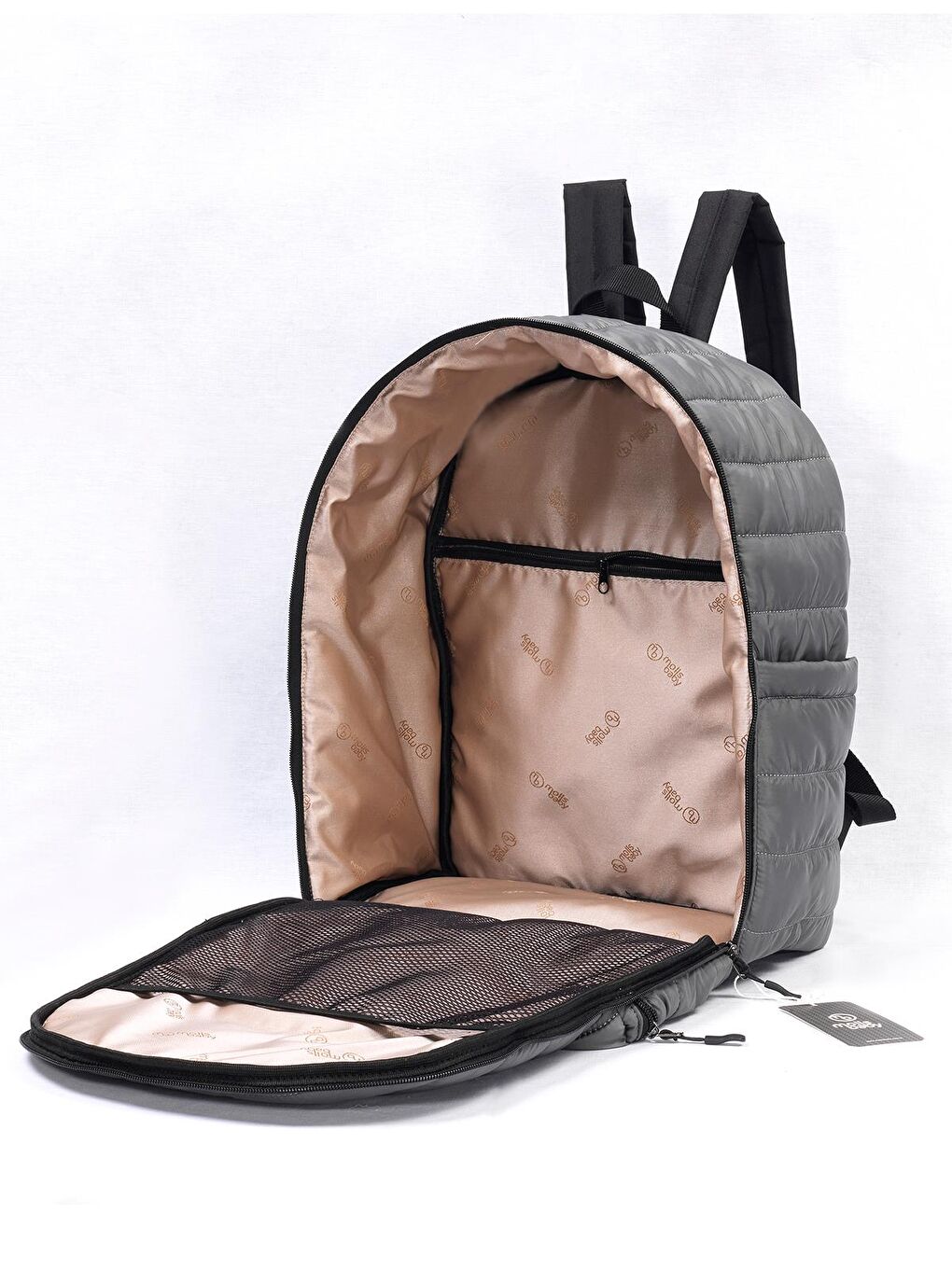 Selimiye Anne Bebek Bakım Çantası - Gri Standart-2