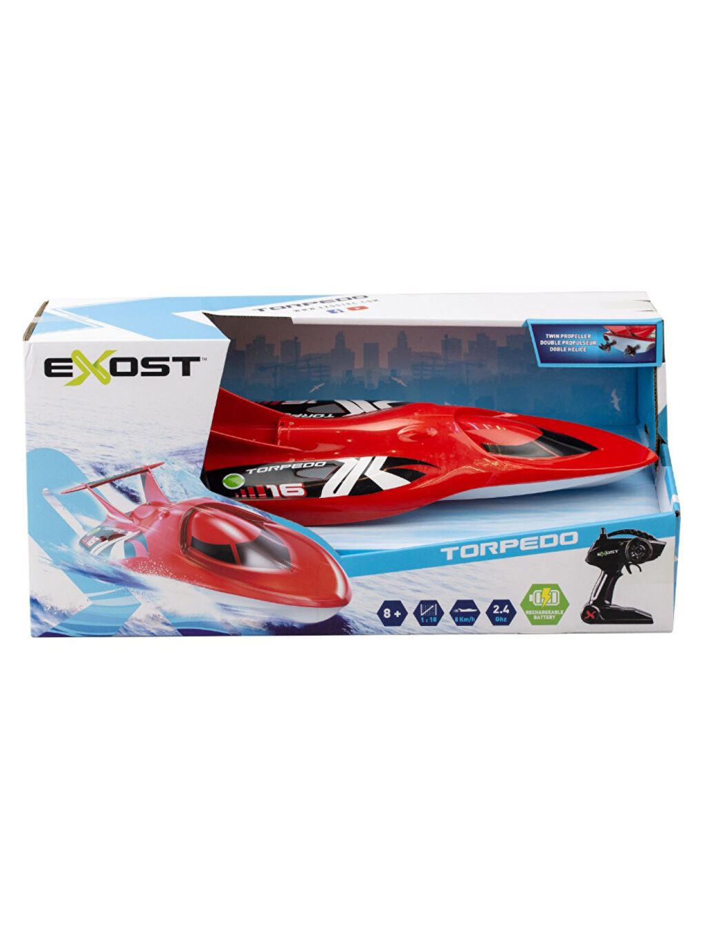 Exost Torpedo Uzaktan Kumandalı Sürat Teknesi 20222-3