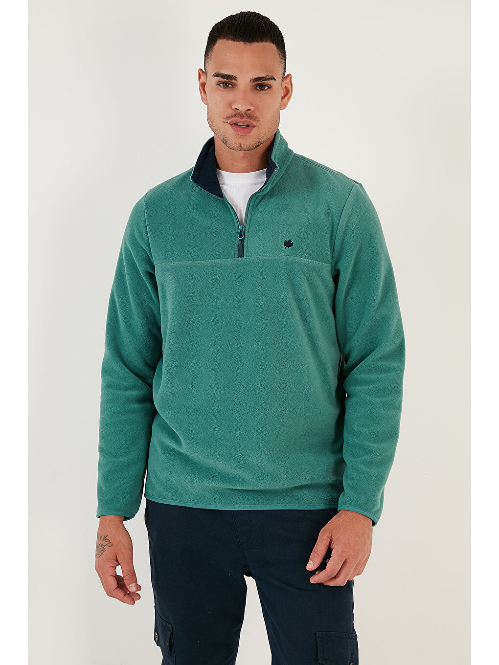 Gri Slim Fit Anti-Pilling Tüylenme Yapmayan Şardonlu Soğuk Geçirmez 2'li Paket Polar 5906001S2-1