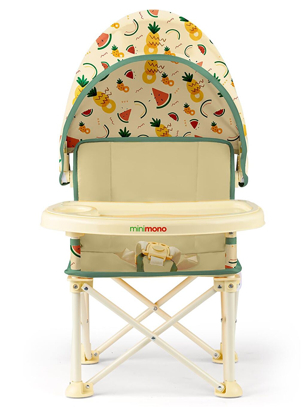 Tenteli Portatif Mama Sandalyesi - Bej Standart-2