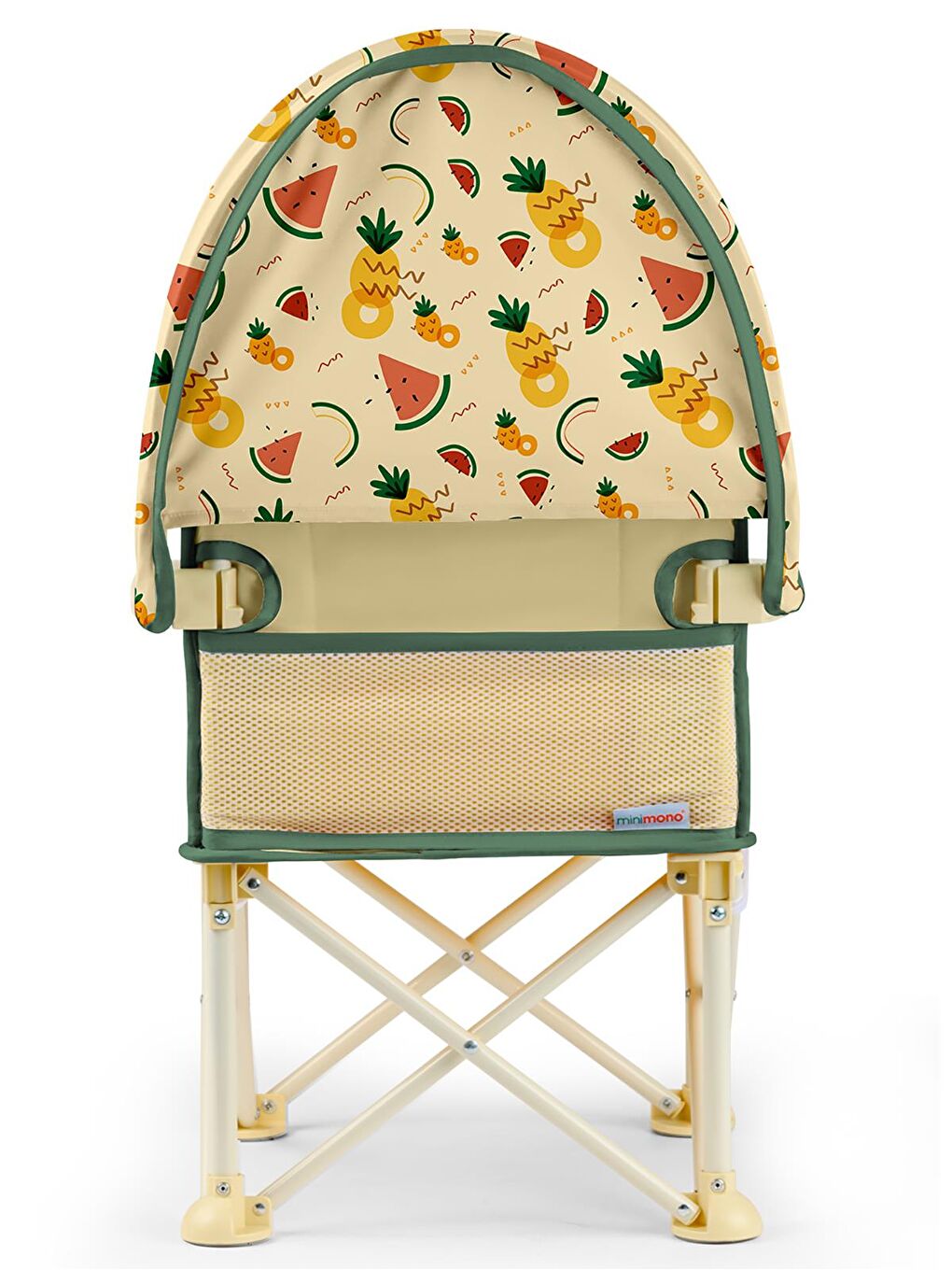 Tenteli Portatif Mama Sandalyesi - Bej Standart-3