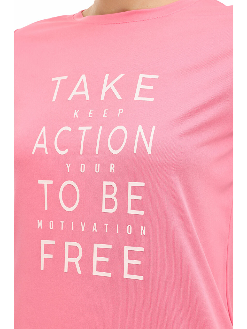 WL MISTY 11GCX300 5FX Pembe Kadın Kısa Kol T-Shirt-3