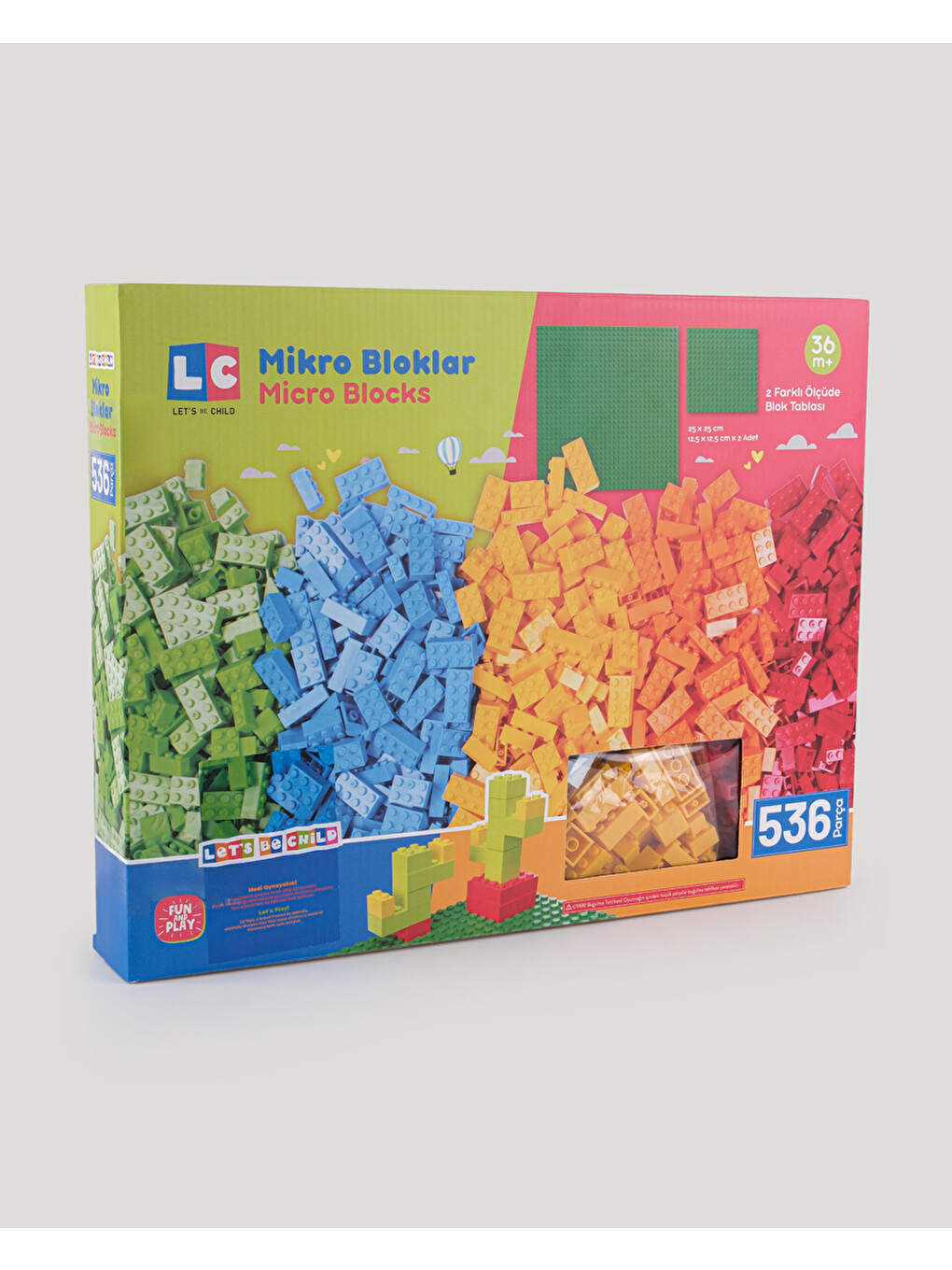 Eğitici Mikro Bloklar 536 Parça-6