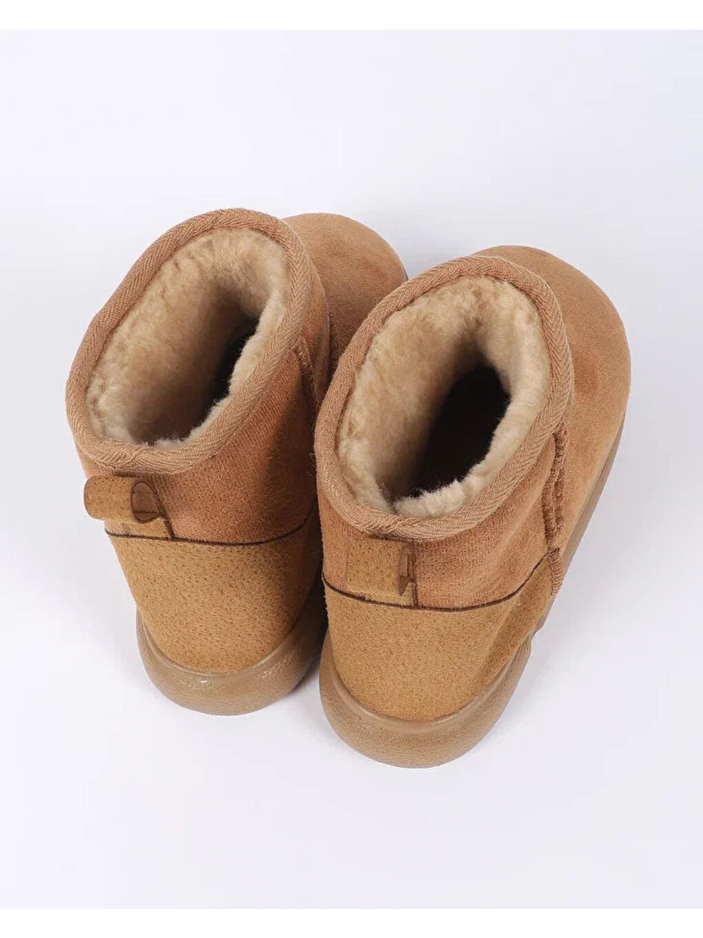 Kahverengi Kadın Süet Panduf - ELINA-2