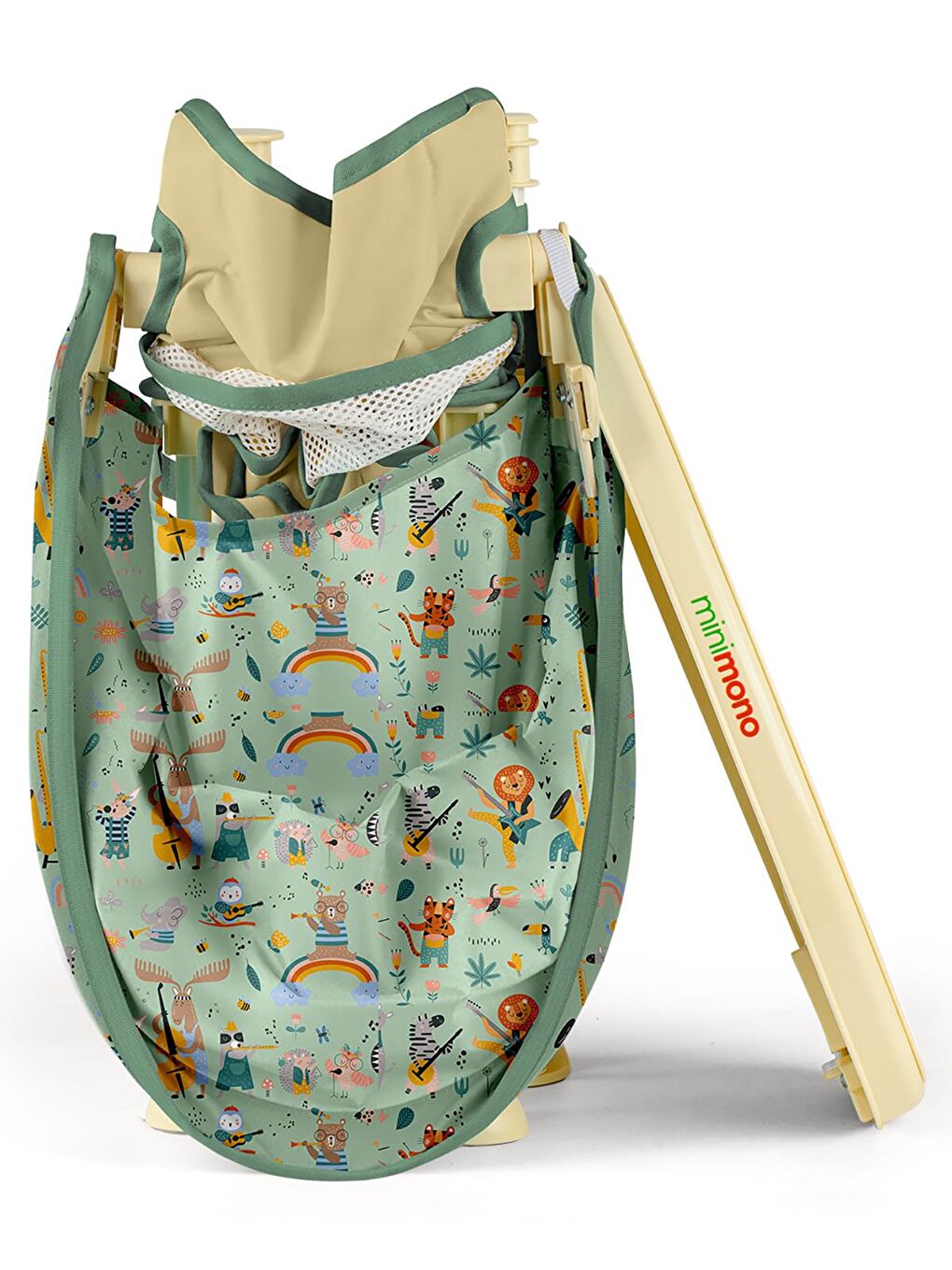 Tenteli Portatif Mama Sandalyesi - Bej Standart-3